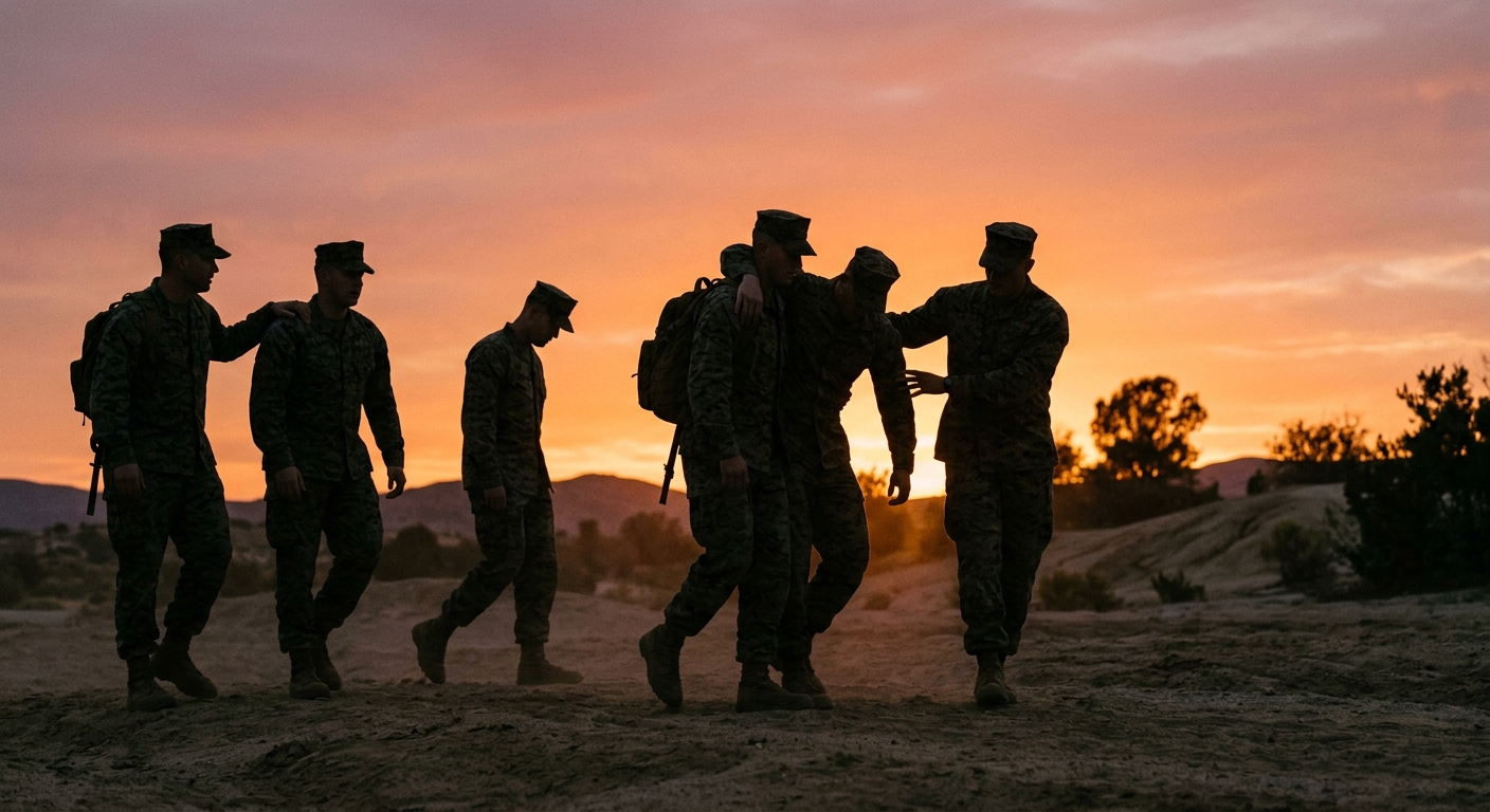 Service Members Helping